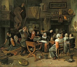 Vaftiz Bayramı, 1668 by Jan Havickszoon Steen