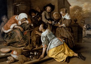 Aşırılığın Etkileri, c.1663-65 by Jan Havickszoon Steen
