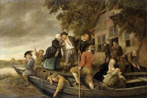 Mutlu Eve Dönüş, 1679 by Jan Havickszoon Steen