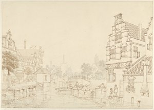 Bir şehirde bir kanal by Jan Hendrik Verheijen