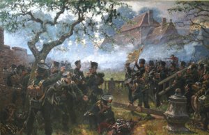 Waterloo Savaşı sırasında Hougoumont