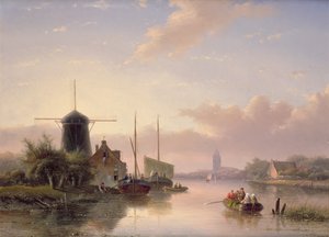 Gün Batımında Yaz Manzarası, 1858