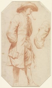 Ayakta duran adam ve sağ kol çalışması by Jan Josef Horemans (I)