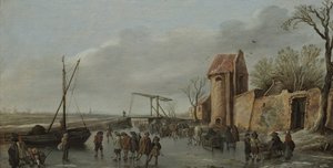 Buzda Bir Sahne, 1627 by Jan Josefsz Goyen van