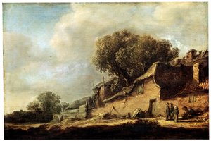 Köylü Kulübesiyle Manzara, 1631. by Jan Josephsz van Goyen