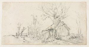 Yazlık ile Peyzaj Kroki, c. 1630. by Jan Josephsz van Goyen