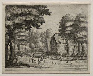 Taş Köprü. by Jan Josephsz van Goyen
