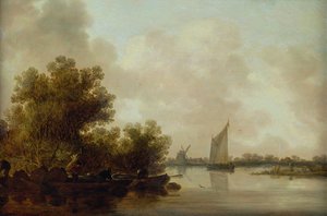 Bilinmeyen resim by Jan Josephsz van Goyen