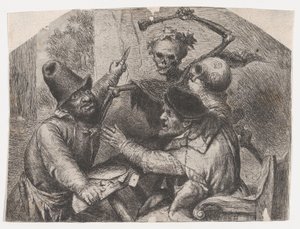 Ölüm ve Kart Oyuncuları, 1620-74. by Jan Lievens