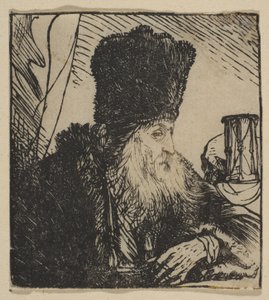 Kum Saati ile Filozof, 1620-74. by Jan Lievens