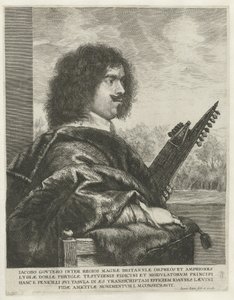 Besteci ve lavtacı Jacques Gaultier'in portresi, 1631-1635 by Jan Lievens
