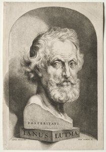 Yaşlı Janus Lutma'nın Portresi by Jan Lutma II