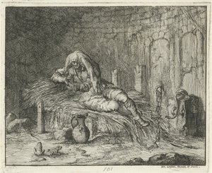 Georg Wanger, Bressanone hapishanesinde, 1591 by Jan Luyken