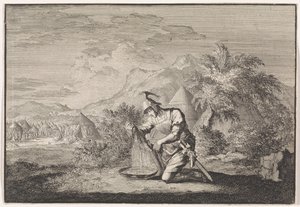 Gideon ve Islak Koyun Postu by Jan Luyken
