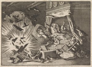 Groningen'deki Ebbingestraat'taki bir evde bomba patlaması, 1672