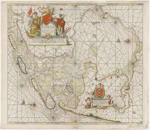 Zuiderzee ve Waddenzee Haritası Zuyder Zee