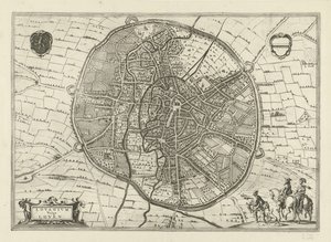 Leuven Planı, 1581 by Jan Luyken