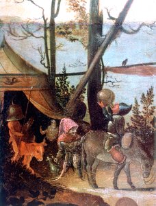 Manzara sahnesi, Aziz Christopher efsanesi, c1520-1559 by Jan Mandyn