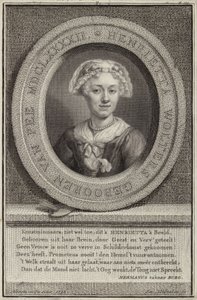 Portre OP Henrietta von Bee by Jan Maurits Quinckhardt