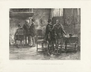 Orange'ın Egmond te Willebroek, 1567 Orange ve Egmond te Willebroek ile 1567 yılının çimen ayında buluşması (nesne üzerindeki başlık)