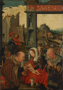 Kralların Hayranlığı, 1525 by Jan Mostaert