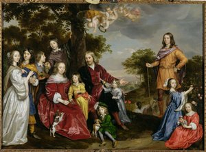 W. van der Kerckhoven ve ailesinin portresi, 1652