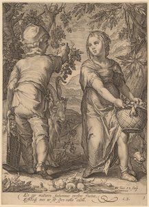 Sonbahar by Jan Pietersz Saenredam after Hendrik Goltzius