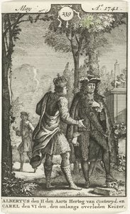 Avusturyalı Albert ve Charles VI arasındaki konuşma by Jan Ruyter
