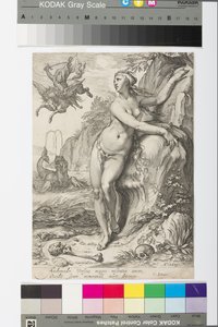 Andromeda, c.1609 (gravür) by Jan Saenredam