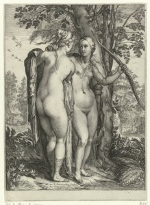 Diana ve bir ağacın önünde bir perisi Diana ve Perileri (dizi adı)