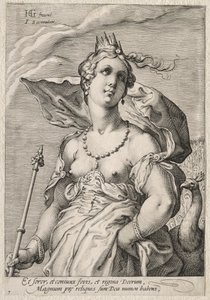 Juno, c. 1595. by Jan Saenredam