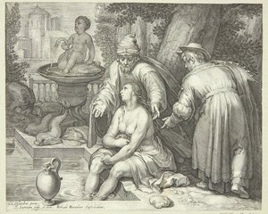 Susanna ve yaşlılar by Jan Saenredam