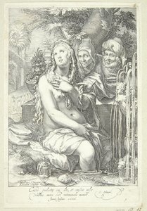 Susanna ve yaşlılar by Jan Saenredam
