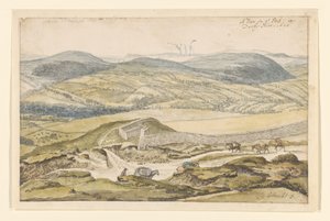 Derbyshire'daki High Peak'ten dağların manzarası by Jan Siberechts