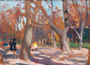Krakow'daki Planty Parkı, 1903 dolayları (tuval üzerine yağlıboya)