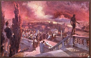 Incendie de Rome, Roma'nın Büyük Ateşi (kartpostal)