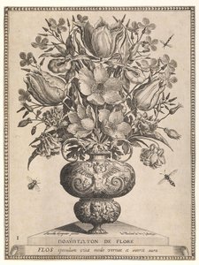 Vazoda bir demet çiçek by Jan Theodor de Bry