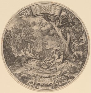 Altın Çağ by Jan Theodor de Bry after Abraham Bloemaert after Nicolaes