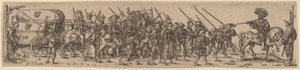 Başçavuş ile Bagaj Treni by Jan Theodor de Bry after Barthel Beham
