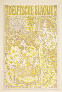 Delft Salata Yağı için bir reklam afişi, 1894