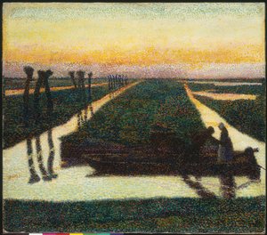 Su Ülkesinde Pantolon (tuval üzerine yağlı boya) by Jan Toorop