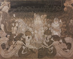 üç nişanlı by Jan Toorop