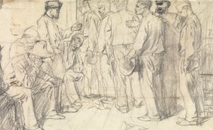 Karşılık (kağıt üzerine kalem) by Jan Toorop