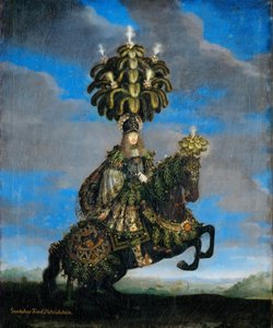 Gundakar, Prens Dietrichstein 1623-1690, bir Horse-bale kostümü içinde, 1667