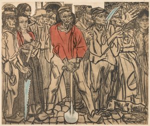 Bir Grup İşçi by Jan Toorop