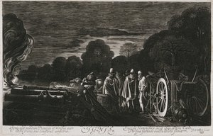 Dört Element, Ateş (Ignis), c. 1614-1622 (dağlama) by Jan Van de II Velde