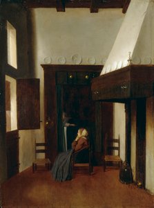 Küçük Hemşire, c1654-1670 by Johannes Vermeer
