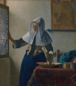 Su Sürahisi Olan Genç Kadın, ca. 1662. by Jan Vermeer van Delft