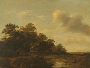 Çiftlik Manzarası by Jan Vermeer van Haarlem (I)