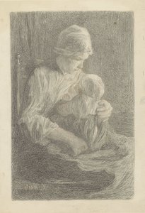 çocuklu anne by Jan Veth